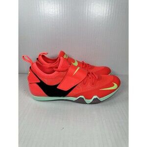 Size 9 Nike Zoom Pole Vault Elite Track Shoes Coral Crimson Mens FZ9649-600 NEW